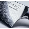 Cleaver KOHERSEN Elegance Ebony Wood Damaska tērauda cirtnis 16,5 cm, 60 HRC, 13 cm rokturis, 335 g