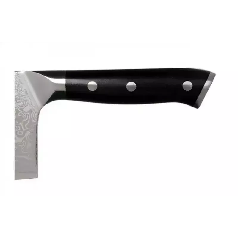Cleaver KOHERSEN Elegance Ebony Wood Damaska tērauda cirtnis 16,5 cm, 60 HRC, 13 cm rokturis, 335 g