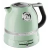 KitchenAid 5KEK1522EPT elektriskā tējkanna 1,5 l 2400 W melna, zaļa, nerūsējošais tērauds