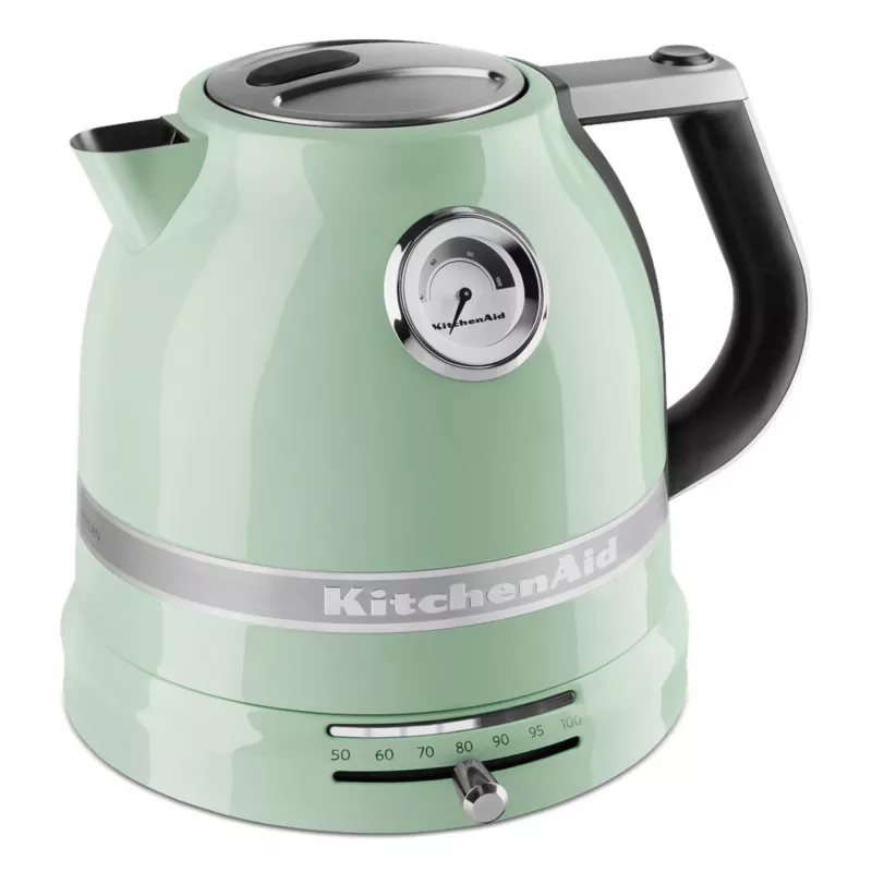 KitchenAid 5KEK1522EPT elektriskā tējkanna 1,5 l 2400 W melna, zaļa, nerūsējošais tērauds