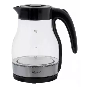 Elektriskā tējkanna Maestro 1,7L 2200W Melna