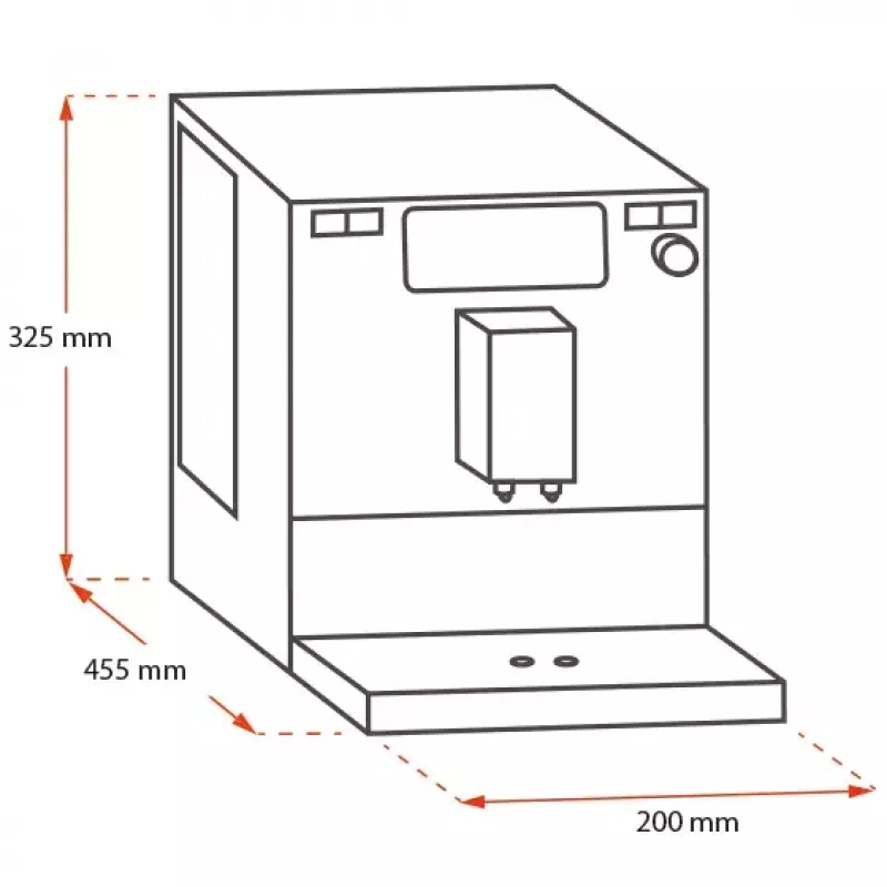 Espresso kafijas automāts MELITTA SOLO E950-766, 1,2 l ūdens tvertne, iebūvēta kafijas dzirnaviņas, 1400 W, sudraba krāsā