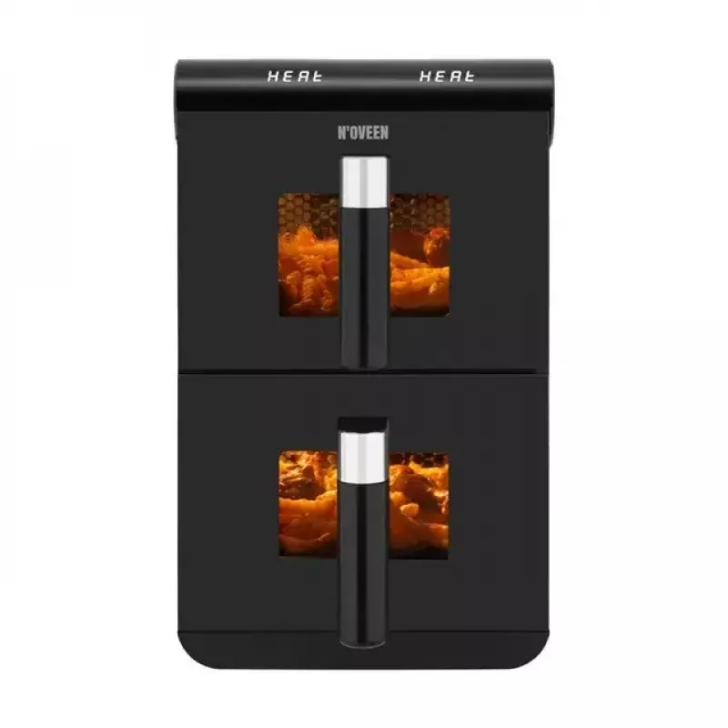 Elektriskā gaisa fritieris NOVEEN AF5050, 11 L ietilpība, 1700 W, 13 programmas, 50–200 °C, digitāla skārienvadība