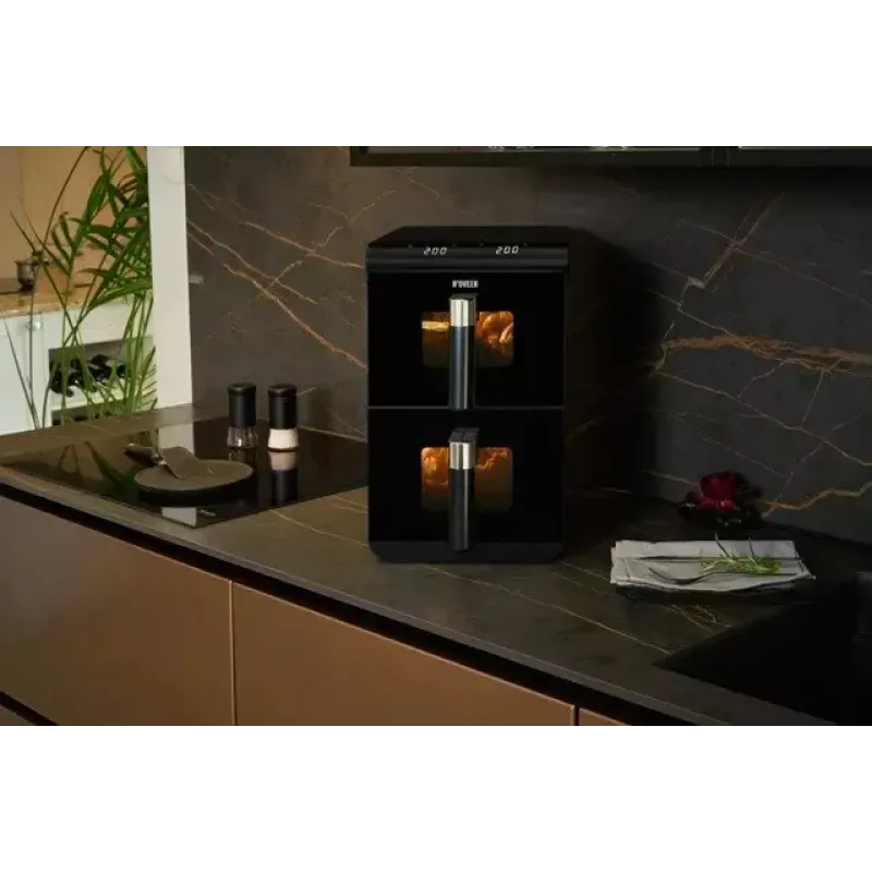 Elektriskā gaisa fritieris NOVEEN AF5050, 11 L ietilpība, 1700 W, 13 programmas, 50–200 °C, digitāla skārienvadība