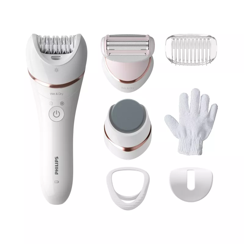 Philips 8000 sērija Epilators Series 8000 BRE730/10 mitrā un sausā epilācija