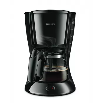 Philips Daily Collection HD7461/20 pilienu kafijas automāts, stikla krūze, 1000 W, melns