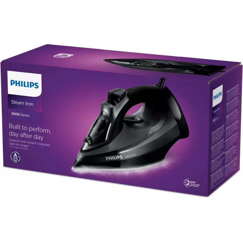 Philips 5000 sērijas DST5040/80 gludeklis Tvaika gludeklis SteamGlide Plus zole 2600 W