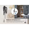 Samsung VS15A6031R4 Stieņa tipa putekļsūcējs Akumulatora Sausā Tvertnes bez maisa 0.8 L Melns
