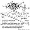Siemens iQ500 EP6A6PI10 plīts virsma Melna Iebūvējama 59 cm Gāze 4 zona(s)