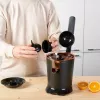 Centrbēdzes sulu spiede Taurus Easy Press 600 — 600 W, 0,65 L sulas trauks, nerūsējošā tērauda korpuss, pretpilēšanas funkcija