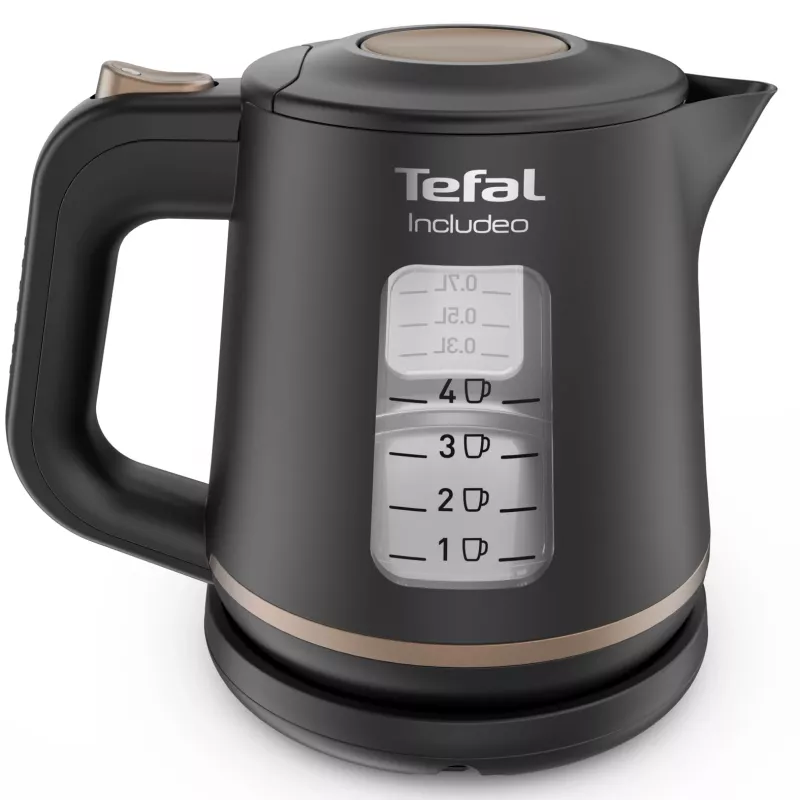 Tefal Includeo KI5338 elektriskā tējkanna 1 L 2400 W Melna