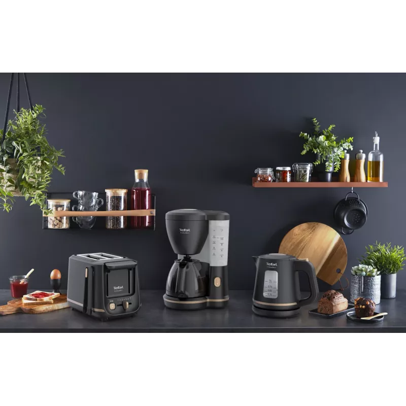 Tefal Includeo KI5338 elektriskā tējkanna 1 L 2400 W Melna