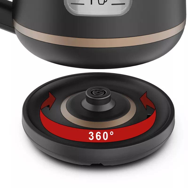 Tefal Includeo KI5338 elektriskā tējkanna 1 L 2400 W Melna