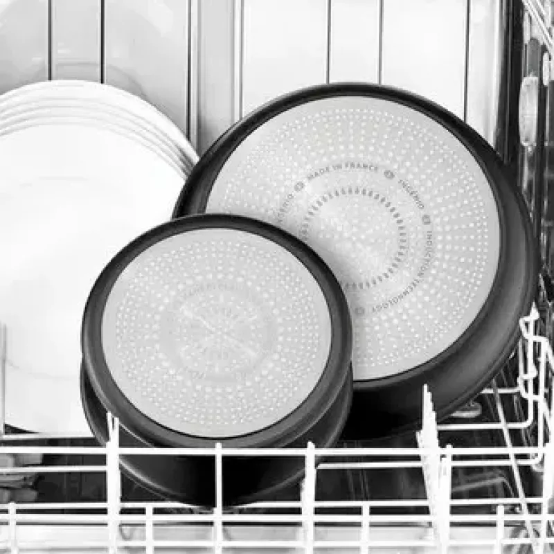 Cepšanas pannu komplekts Tefal Ingenio Unlimited L7639002, 13 gab., alumīnijs, nepiedegošs, Thermo-Spot, piemērots cepeškrāsnij, melns