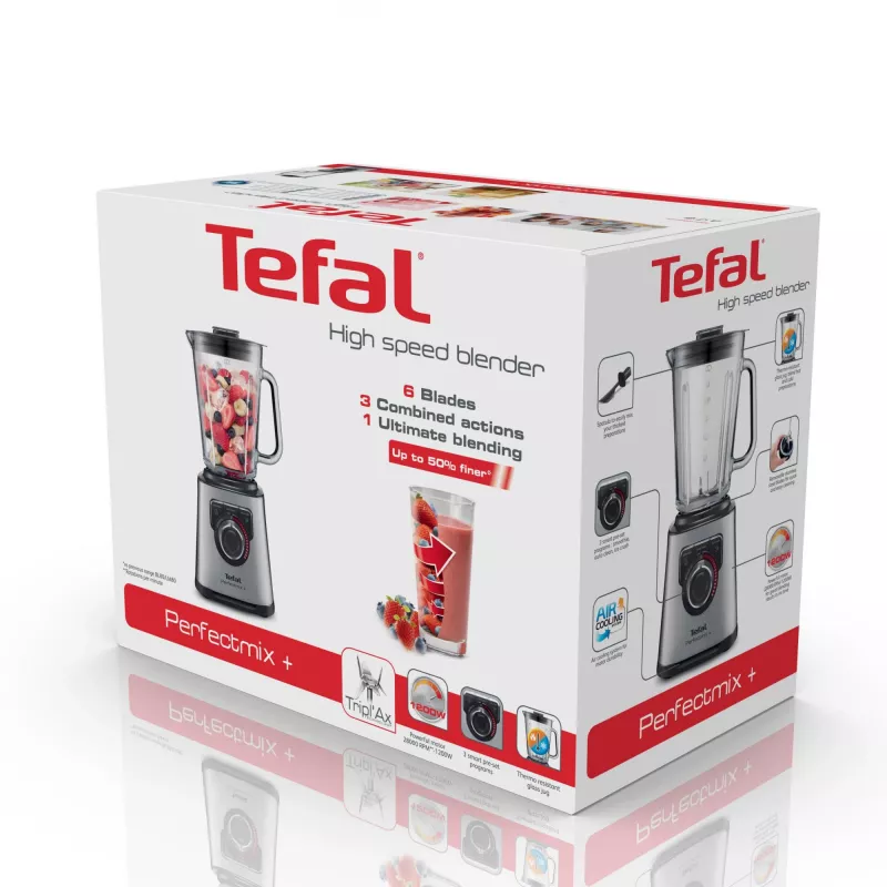 Tefal BL811D 1,5 L galda blenderis 1200 W pelēks
