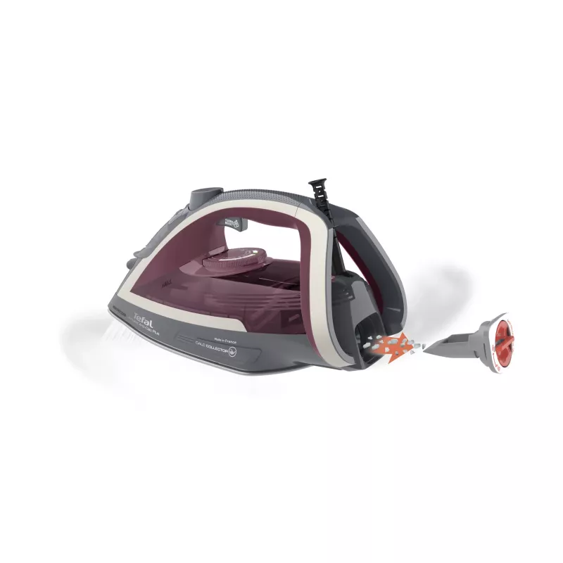 Tefal Ultragliss Anti-Calc Plus FV6840 tvaika gludeklis, 2800 W, violets, sudrabains
