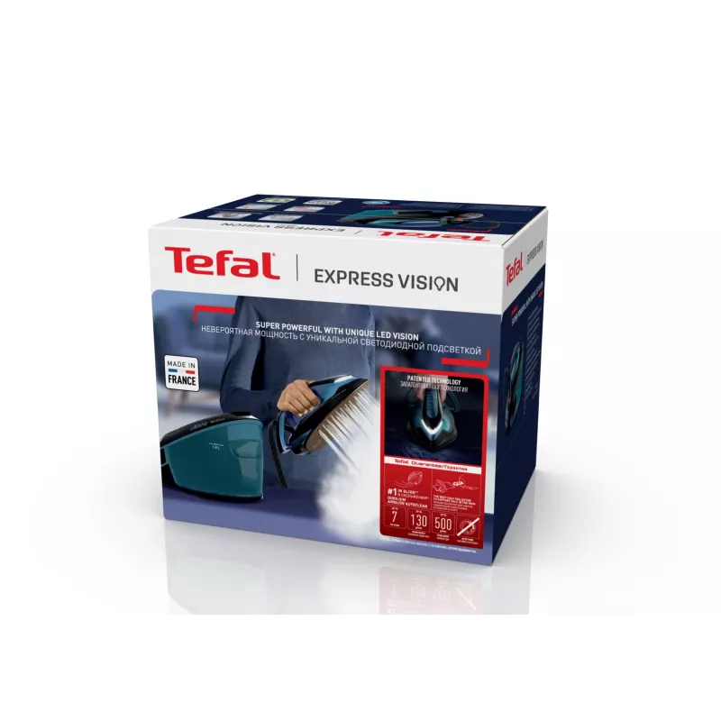 Tefal Express Vision SV8151 2800 W 1,8 l Durilium AirGlide Autoclean zole Zila, Melna