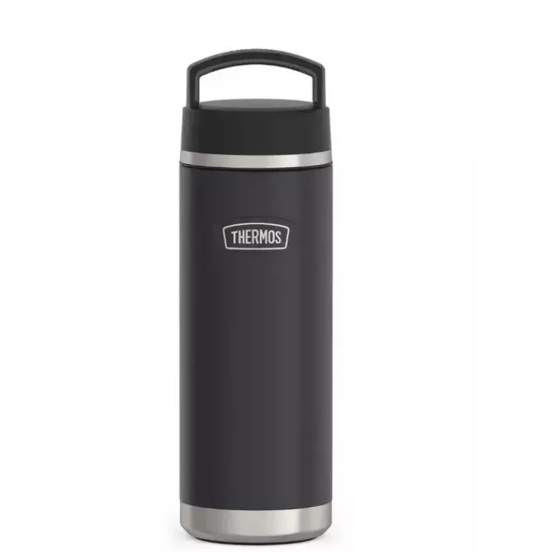 Thermos ceļojumu krūze THERMOS 130101, vakuumizolēta termopudele 710 ml, nerūsējošais tērauds, melna