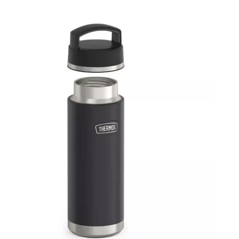 Thermos ceļojumu krūze THERMOS 130101, vakuumizolēta termopudele 710 ml, nerūsējošais tērauds, melna