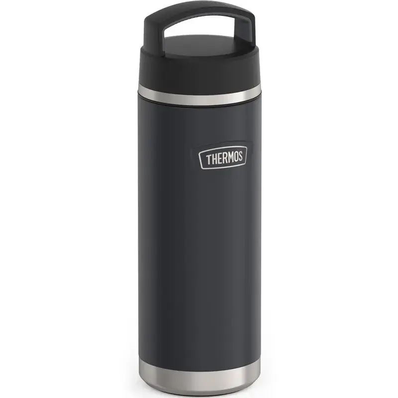 Thermos ceļojumu krūze THERMOS 130101, vakuumizolēta termopudele 710 ml, nerūsējošais tērauds, melna