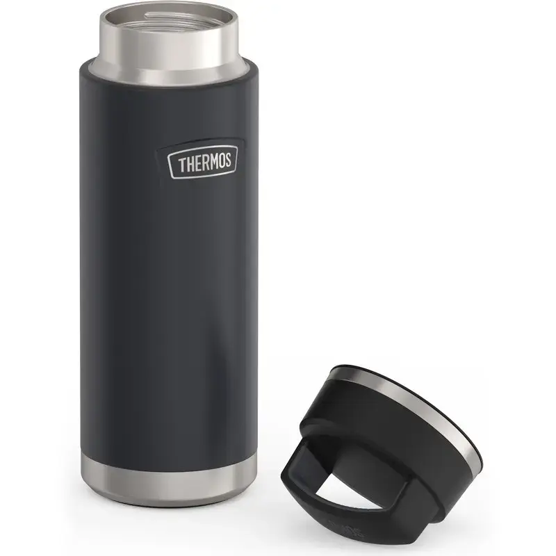 Thermos ceļojumu krūze THERMOS 130101, vakuumizolēta termopudele 710 ml, nerūsējošais tērauds, melna