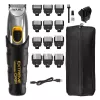 Matu griežamā mašīnīte Wahl Extreme Grip AC/Battery, bezvada, Li‑Ion, 240 min darbības laiks, 12 garuma pakāpieni, nerūsējošā tērauda asmens, griešanas platums 3 cm, melna