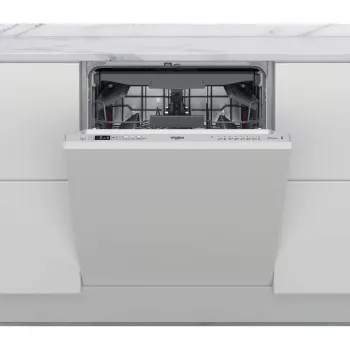 Whirlpool WI 7020 PF pilnībā iebūvējama trauku mazgājamā mašīna 14 galda klājumiem sudraba krāsā