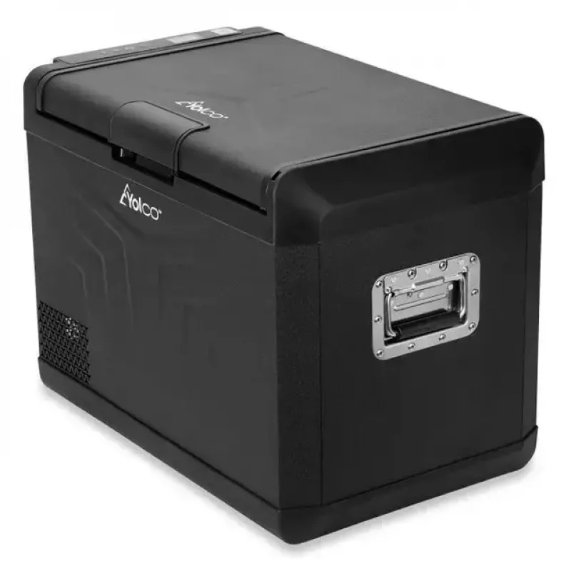 Portable compressor fridge Yolco GCX47 Melns — 47L capacity, energy-efficient