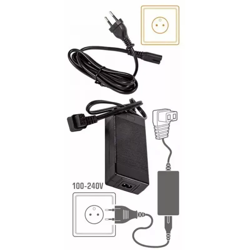 Portable compressor fridge Yolco GCX47 Melns — 47L capacity, energy-efficient