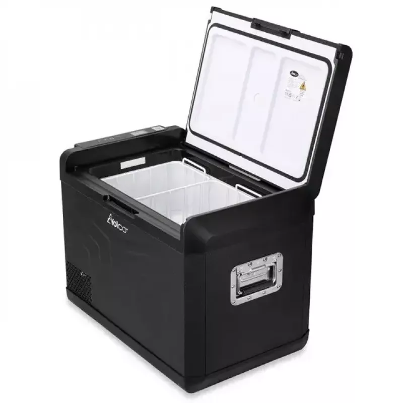Portable compressor fridge Yolco GCX47 Melns — 47L capacity, energy-efficient