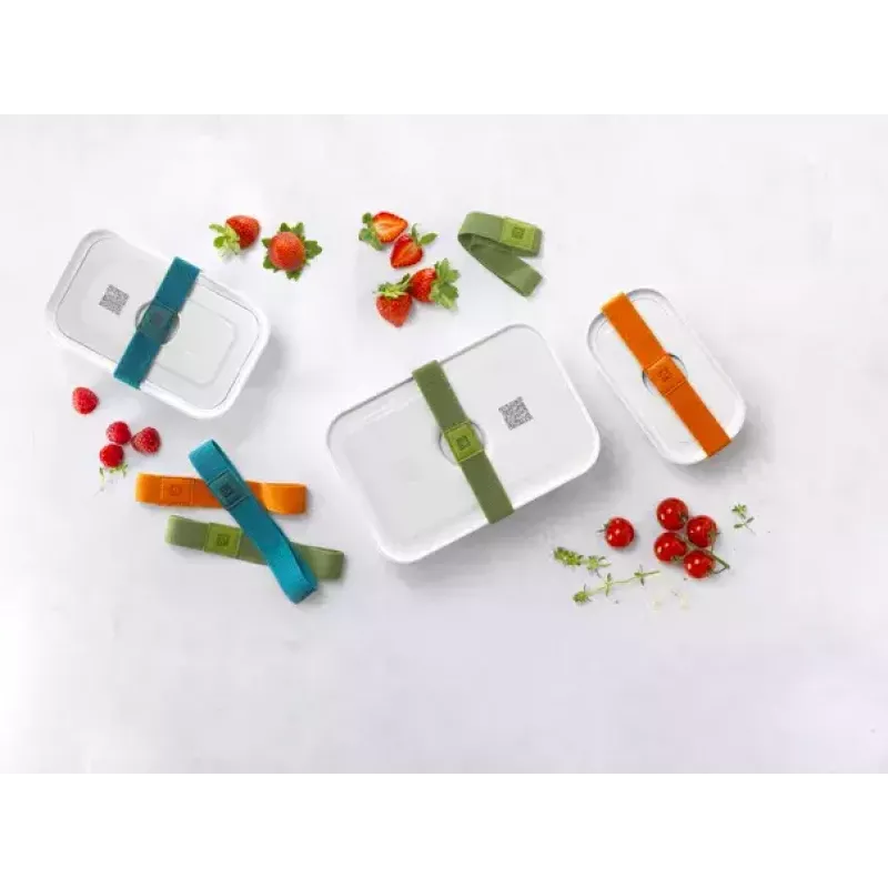 Zwilling Fresh & Save vakuuma aizzīmogošanas startera komplekts ar stikla traukiem un sūkni