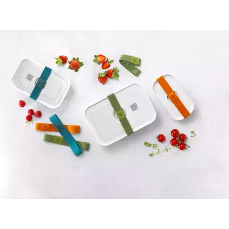 Zwilling Fresh & Save vakuuma aizzīmogošanas startera komplekts ar stikla traukiem un sūkni