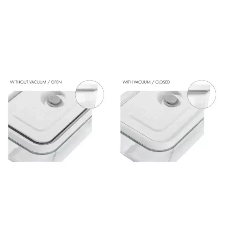 Zwilling Fresh & Save vakuuma aizzīmogošanas startera komplekts ar stikla traukiem un sūkni