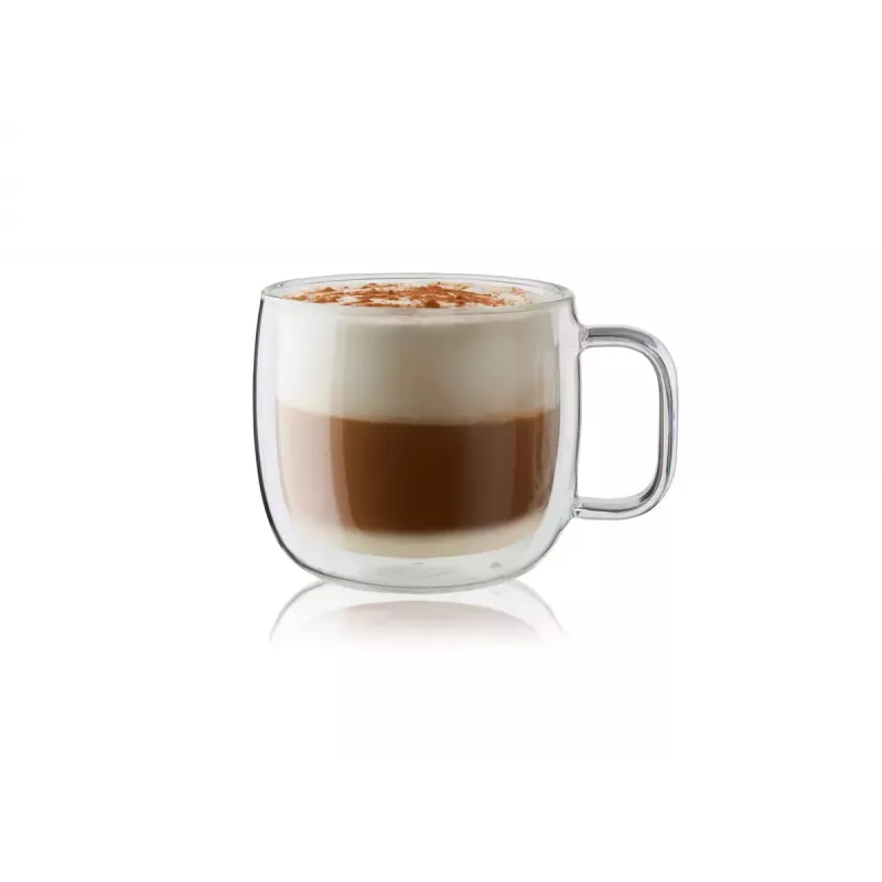 Kafijas glāzes ZWILLING 39500-113-0, caurspīdīgs stikls, 2 gab. komplektā, 450 ml katra
