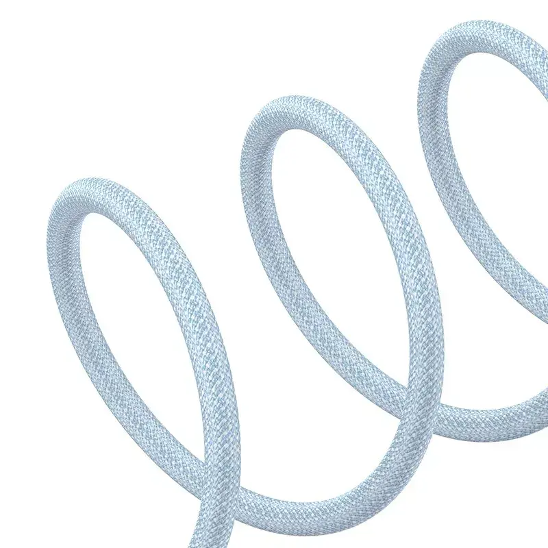 USB kabelis Baseus Gem P10373003311-01 — 2 m, 2,4 A, Lightning uz USB-A, neilona apvalks, zila