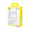 USB kabelis Baseus Gem P10373003311-01 — 2 m, 2,4 A, Lightning uz USB-A, neilona apvalks, zila