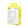 USB uzlādes kabelis Baseus Gem P10373003211-00, 1 m, 2,4 A, Lightning/USB-A, balts, neilona apvalks