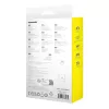 USB A–Lightning kabelis Baseus 1 m 5 V 2,4 A balts, USB PD, 480 Mbit/s