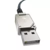 USB A–Lightning kabelis Baseus 1 m 5 V 2,4 A balts, USB PD, 480 Mbit/s