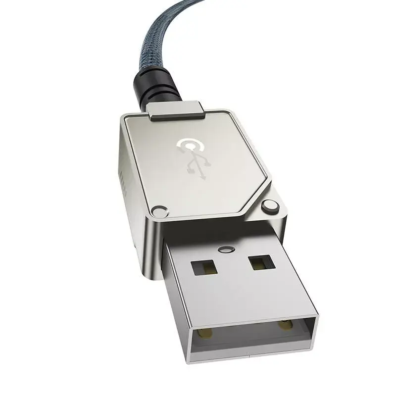 USB A–Lightning kabelis Baseus 1 m 5 V 2,4 A balts, USB PD, 480 Mbit/s