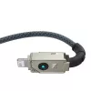 USB A–Lightning kabelis Baseus 1 m 5 V 2,4 A balts, USB PD, 480 Mbit/s