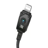 USB-C uz Lightning kabelis Baseus Unbreakable 1m 20W — Aramidšķiedra, 480 Mbit/s, melns