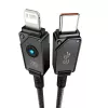 USB-C uz Lightning kabelis Baseus Unbreakable 1m 20W — Aramidšķiedra, 480 Mbit/s, melns