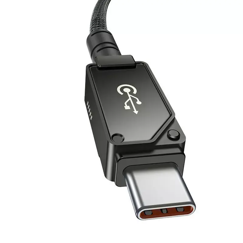 USB-C uz Lightning kabelis Baseus Unbreakable 1m 20W — Aramidšķiedra, 480 Mbit/s, melns