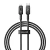 USB-C uz Lightning kabelis Baseus Unbreakable 1m 20W — Aramidšķiedra, 480 Mbit/s, melns