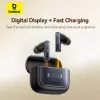 True Wireless in-ear headset Baseus 35 True — Bluetooth 5.3, ANC, 8 h atskaņošanas (ANC izslēgts), 65 h ar ietveru, 800 mAh ietvere, USB-C, melna