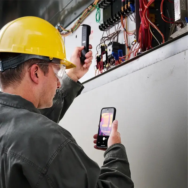 Termokamera FLIR FOEDGE, 80×60 px, no -20 līdz 120 °C, 8,7 Hz, NETD 70 mK, 12 µm pikseļu izmērs