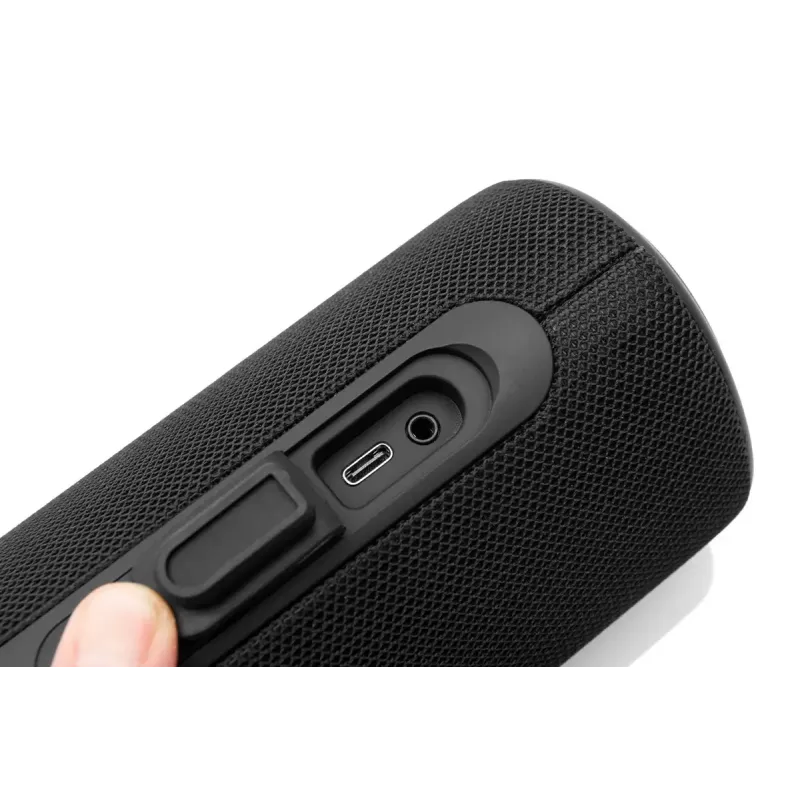 Stereo portatīvais Bluetooth skaļrunis JVC XS-E423B, 24W RMS, IPX5, 4000 mAh, TWS, USB-C, AUX, melns