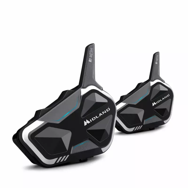 Midland R1 mesh domofons Maksimālais attālums 2000 m Ūdensizturīgs Melns Balts
