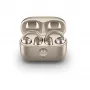 Austiņas Motorola Moto Buds Loop Bluetooth auss skava binaurālās, Dolby Atmos, Bluetooth 5.0, ANC, 8 h atskaņošana, uzlādes futrālis 520 mAh, bēšs